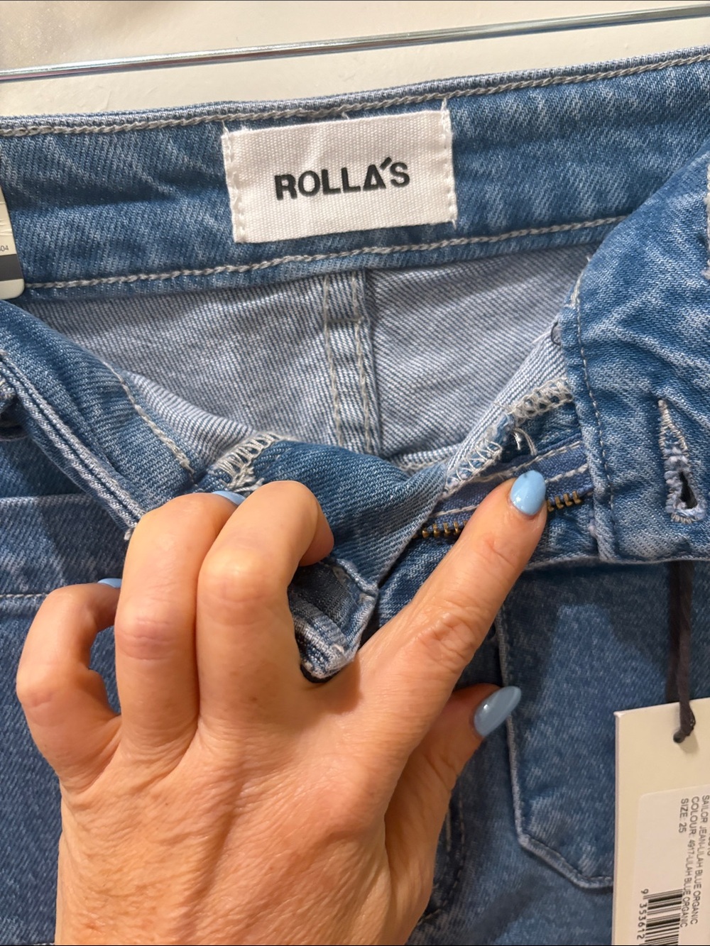 ROLLA'S Medium Blue Wide-Leg Jeans - Picture 7 of 7